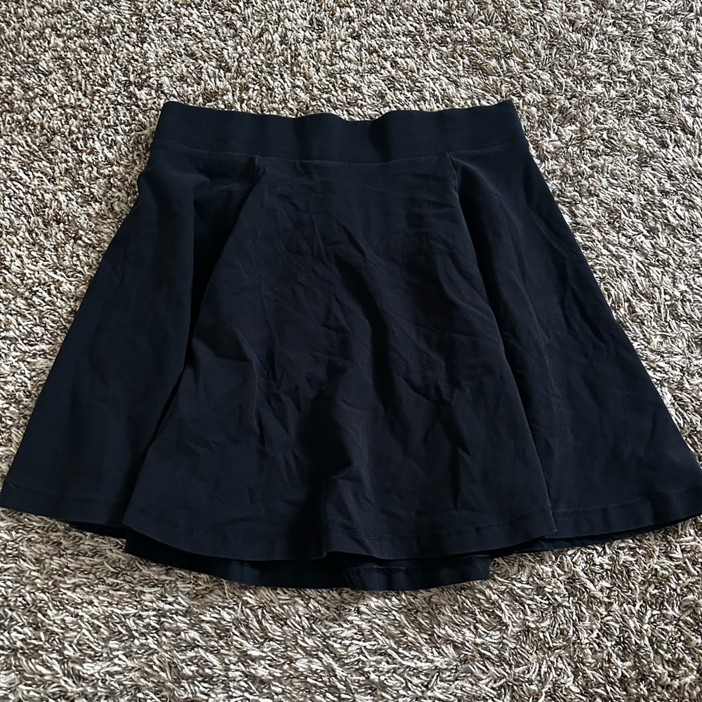 Classic Black Women's Pleated Skirt